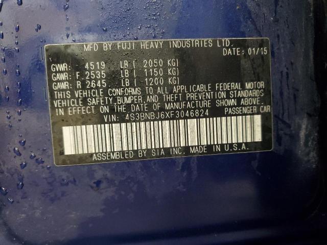 2015 SUBARU LEGACY 2.5 #3282592894