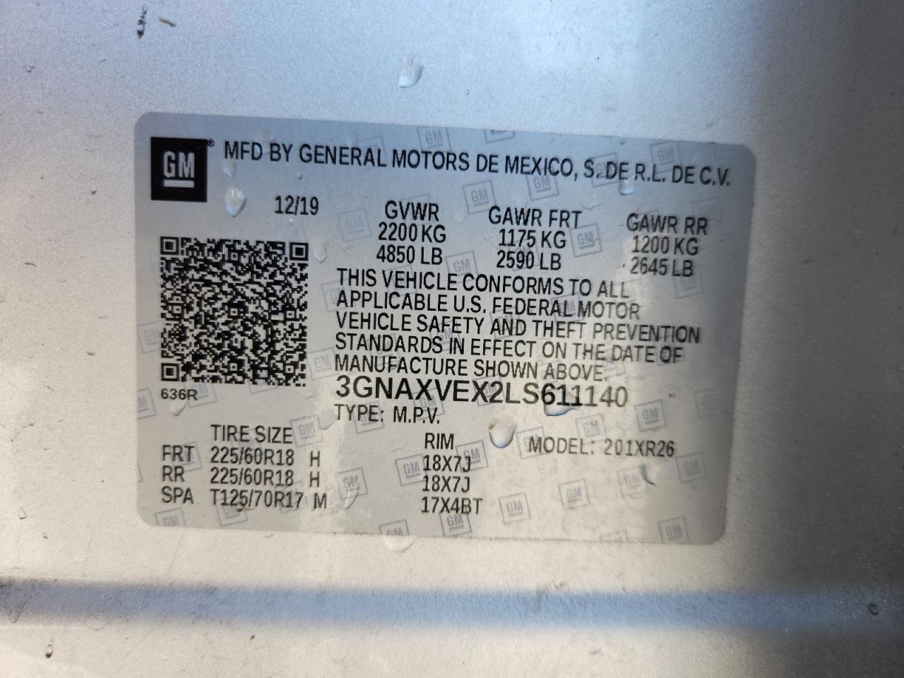 CHEVROLET EQUINOX LT