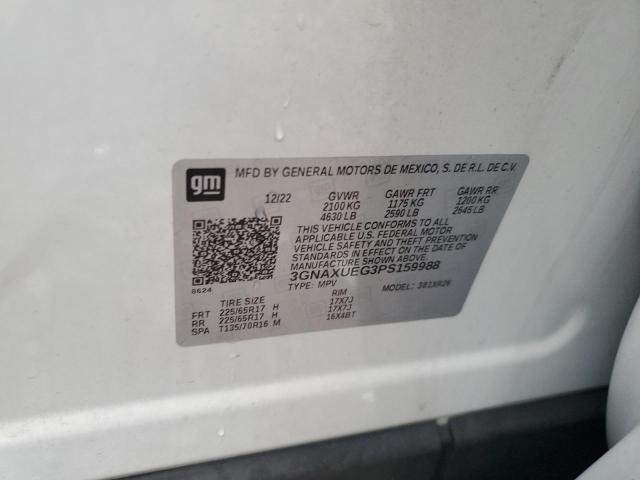 2023 CHEVROLET EQUINOX LT - 3GNAXUEG3PS159988