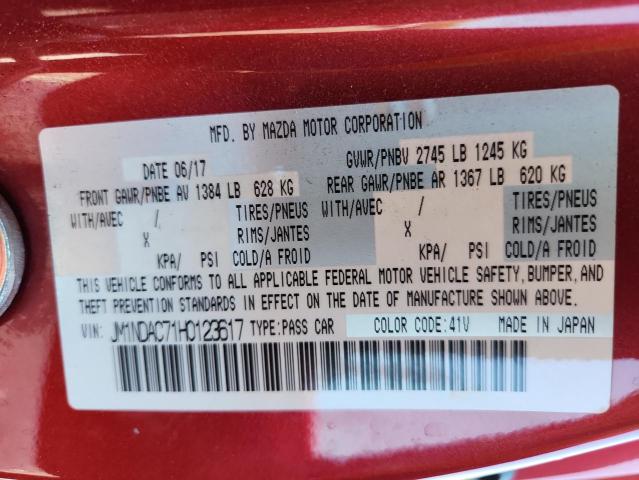 2017 MAZDA MX-5 MIATA #3280872373