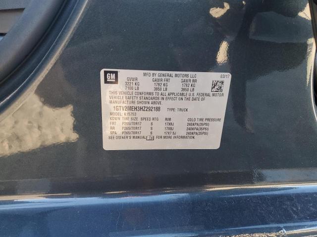 2017 GMC SIERRA K15 - 1GTV2MEH3HZ292188