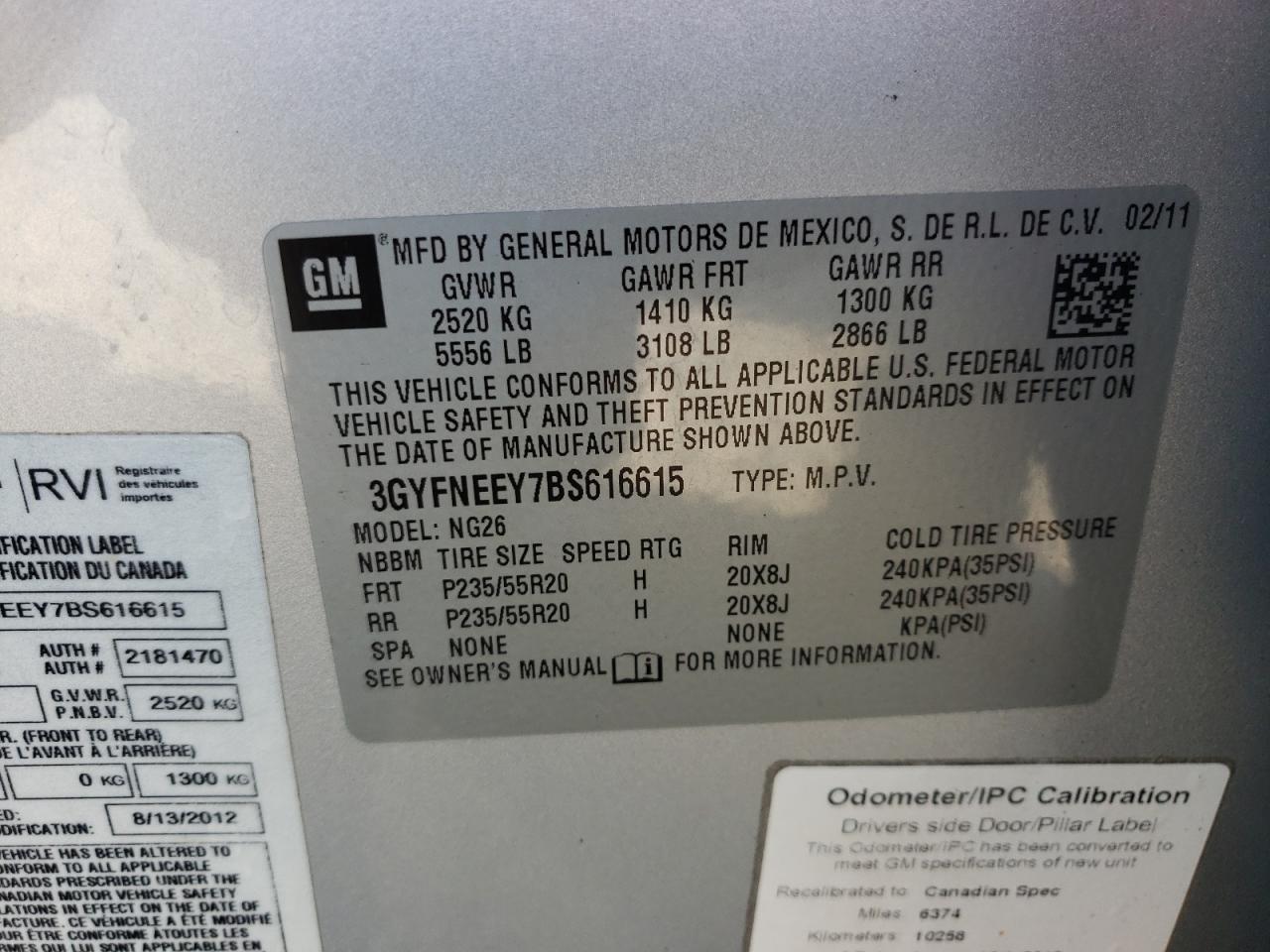 CADILLAC SRX PERFORMANCE COLLECTION