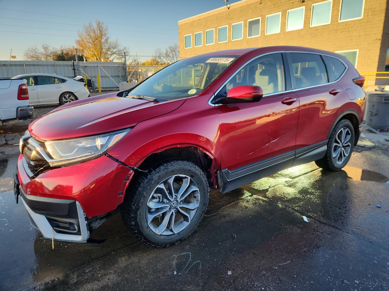 Lot #3287879093 2022 HONDA CR-V EX