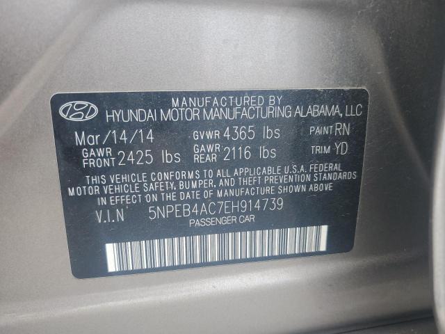 2014 HYUNDAI SONATA GLS - 5NPEB4AC7EH914739