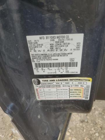 2013 FORD F150 SUPER - 1FTFW1ET9DKD16086