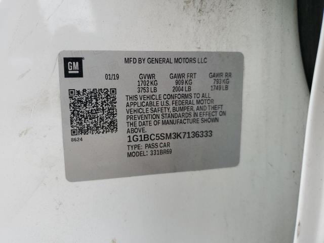 2019 CHEVROLET CRUZE LS #3302674049