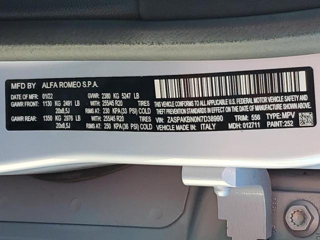 2022 ALFA ROMEO STELVIO TI #3302766389