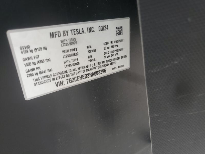 2024 TESLA CYBERTRUCK #3304014661