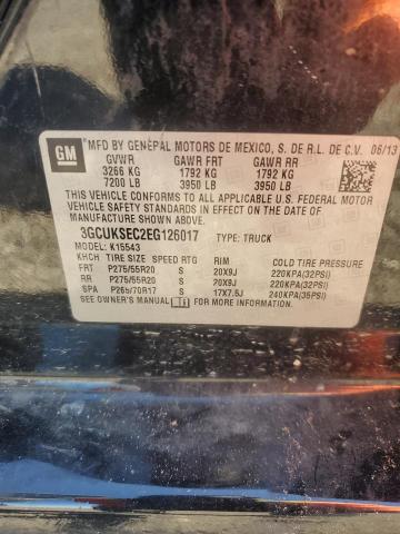 2014 CHEVROLET SILVERADO - 3GCUKSEC2EG126017