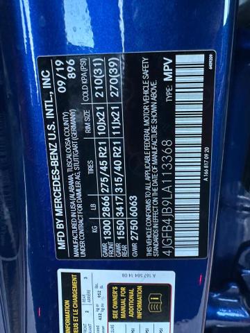 2020 MERCEDES-BENZ GLE 350 4JGFB4JB9LA113368