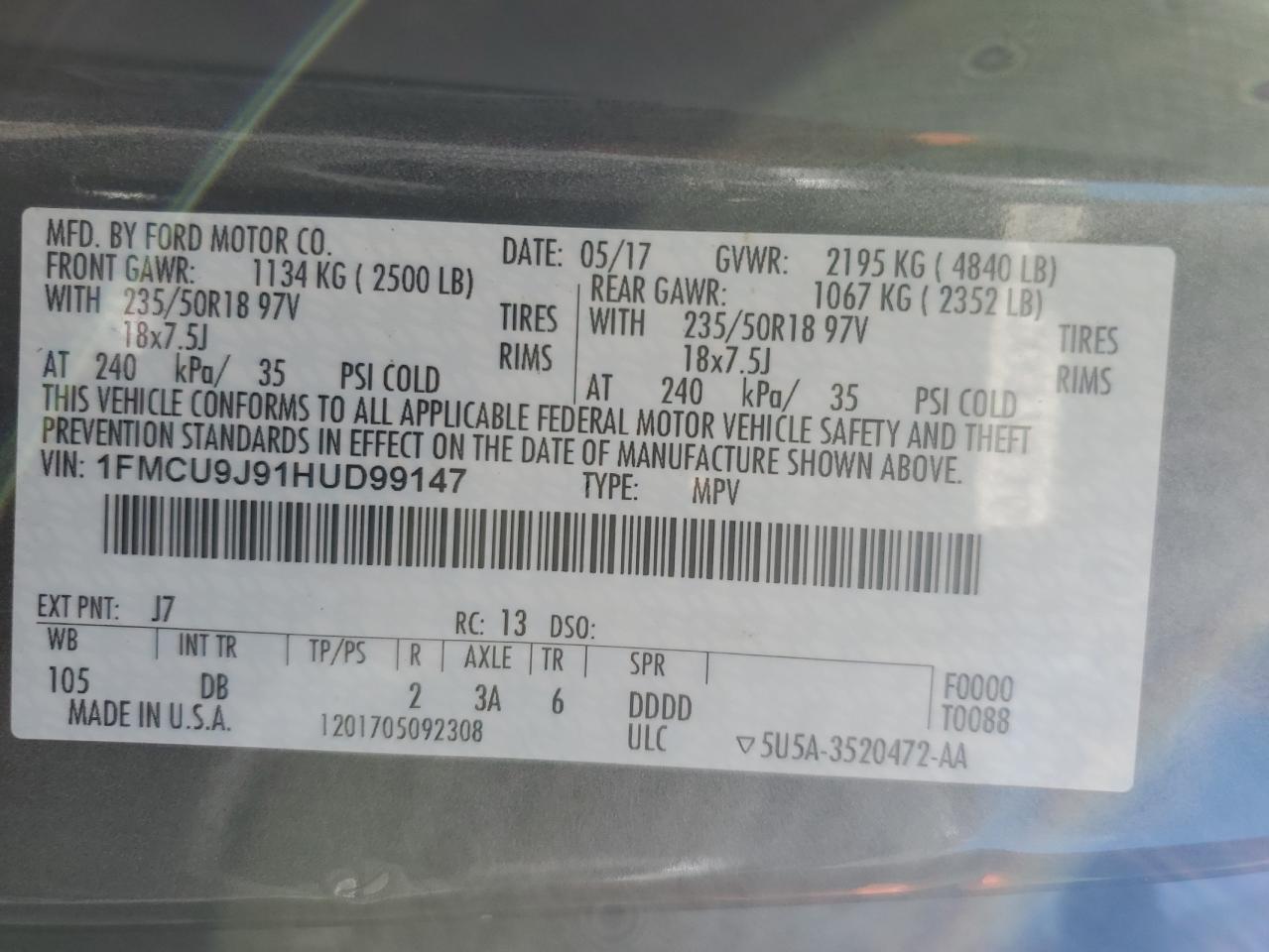 FORD ESCAPE TITANIUM