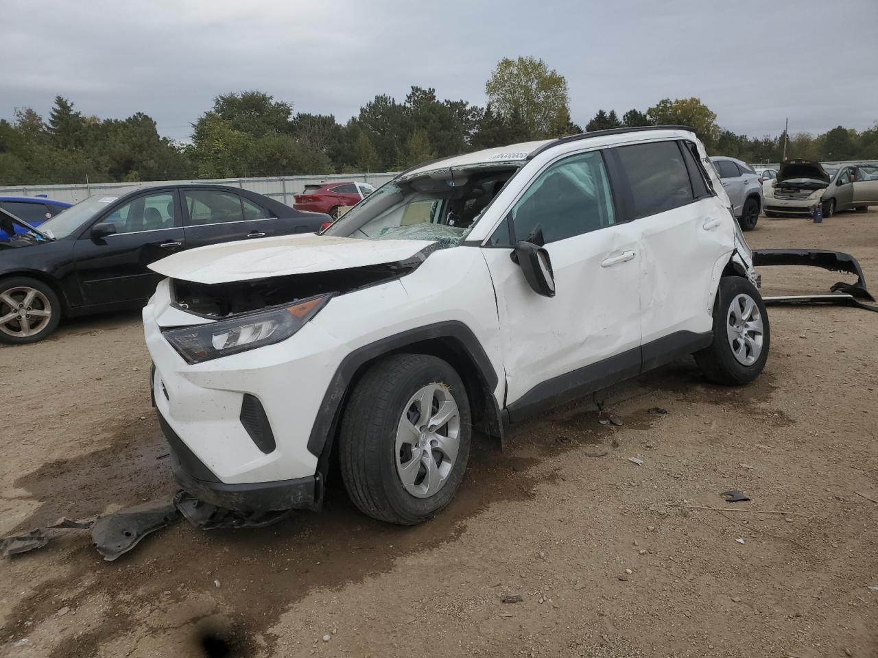 Lot #3284914920 2021 TOYOTA RAV4 LE