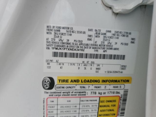 2022 FORD EXPEDITION #3297081538