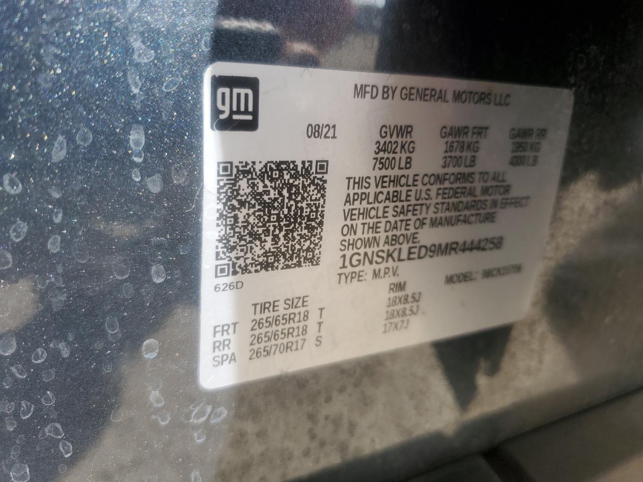 CHEVROLET TAHOE K1500