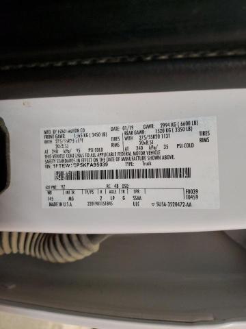 2019 FORD F-150 XLT 1FTEW1EP5KFA95039