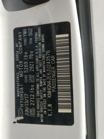 2018 GENESIS G80 BASE #3296250491