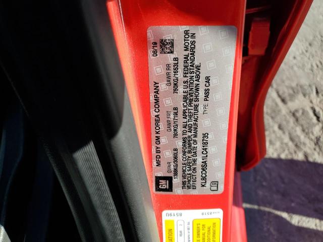 2020 CHEVROLET SPARK 1LT #3302740015