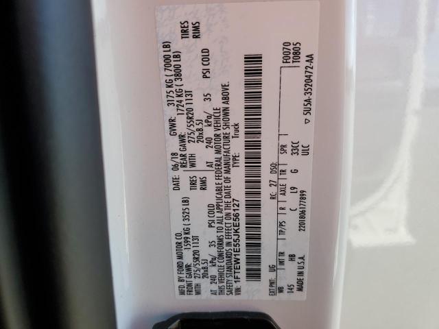 2018 FORD F150 SUPER - 1FTEW1E55JKE56127