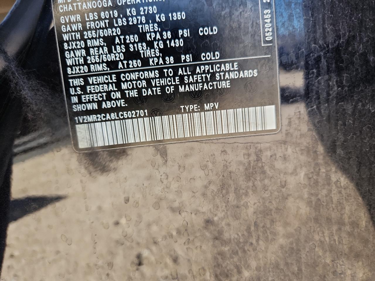 VOLKSWAGEN ATLAS SEL