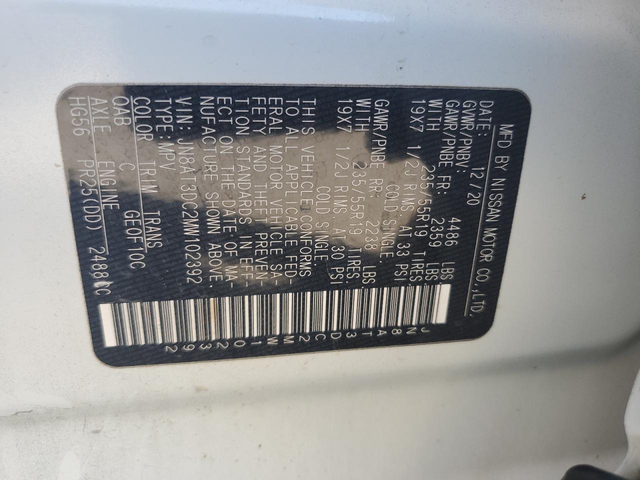 NISSAN ROGUE PLATINUM