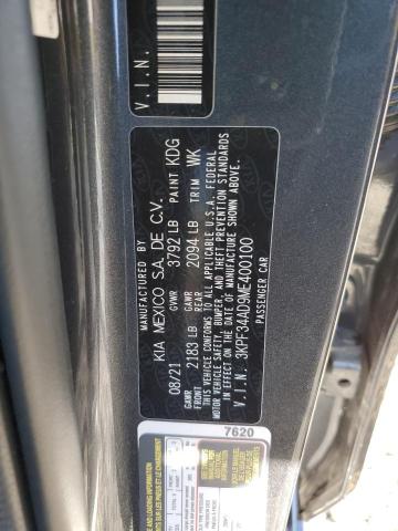 2021 KIA FORTE GT L #3297965820