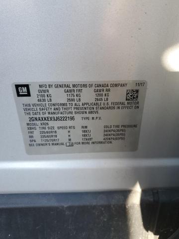 2018 CHEVROLET EQUINOX LT #3264421435