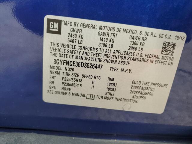 2013 CADILLAC SRX LUXURY - 3GYFNCE36DS526447