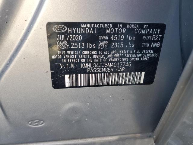 2021 HYUNDAI SONATA HYB KMHL34JJ5MA017746