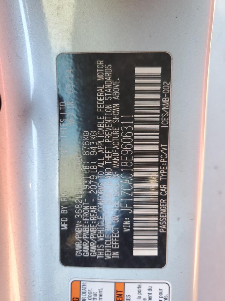 SUBARU BRZ 2.0 LIMITED