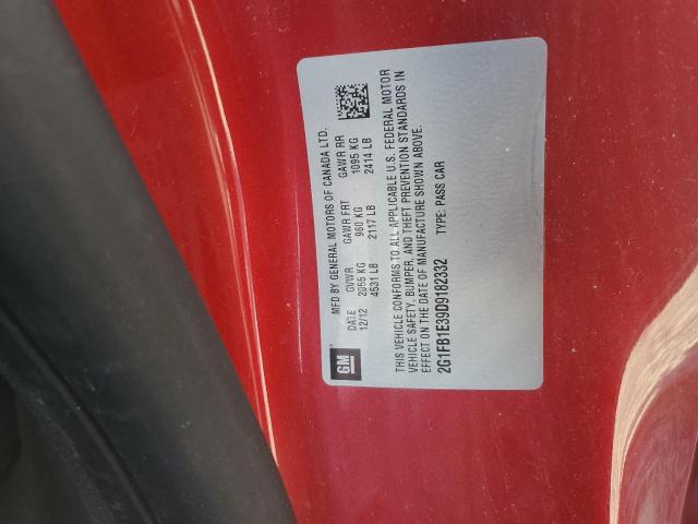 2013 CHEVROLET CAMARO LT - 2G1FB1E39D9182332