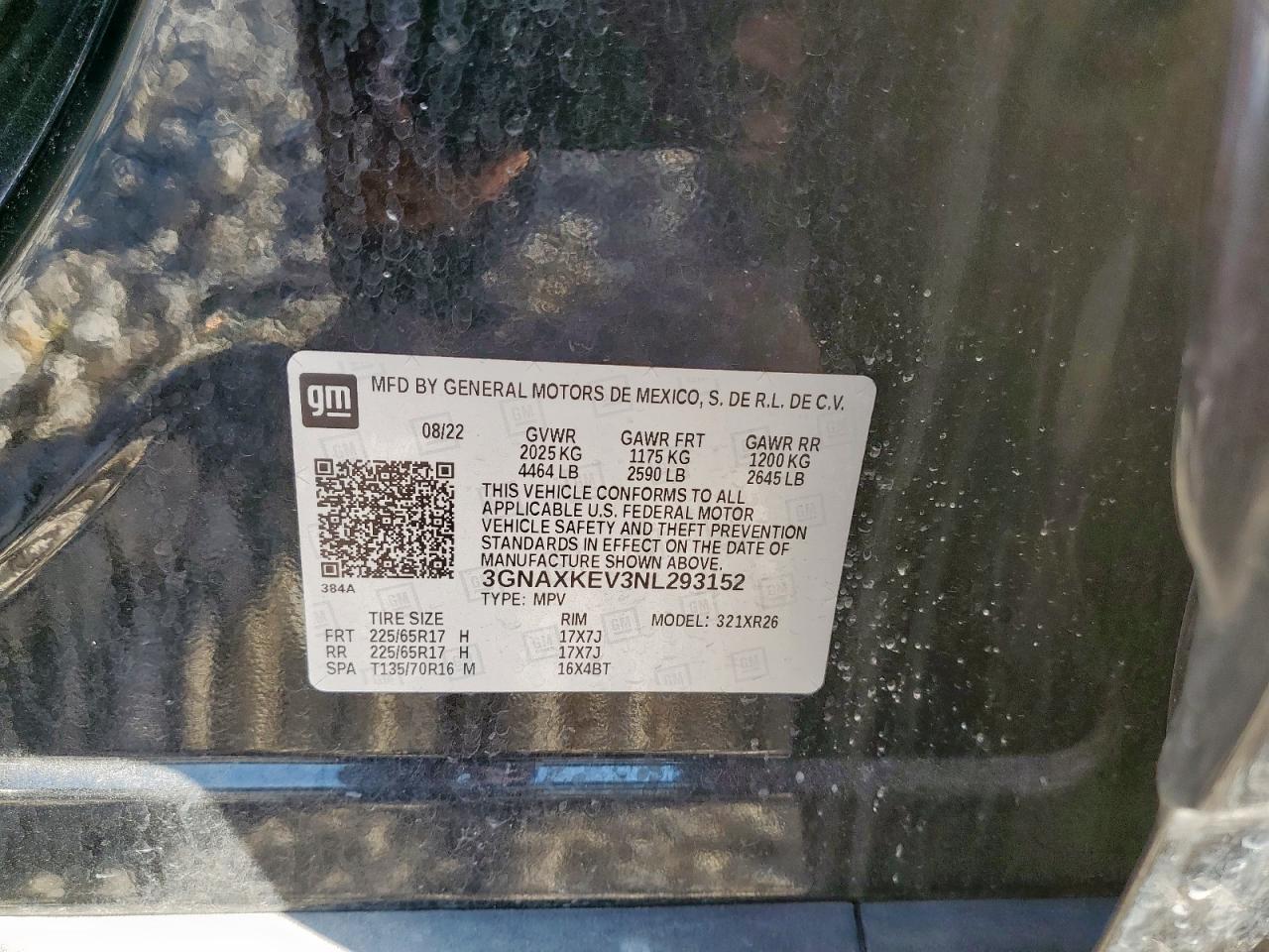 CHEVROLET EQUINOX LT