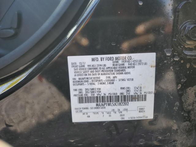 2018 FORD ECOSPORT TITANIUM - MAJ6P1WL5JC182202