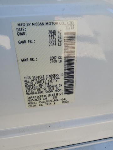 2019 NISSAN LEAF S - 1N4AZ1CP1KC304955