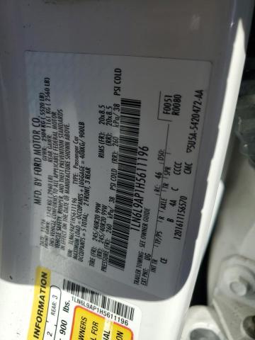 2017 LINCOLN CONTINENTA - 1LN6L9AP1H5611196