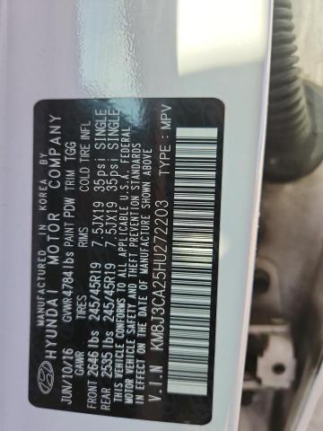 2017 HYUNDAI TUCSON LIM - KM8J3CA25HU272203