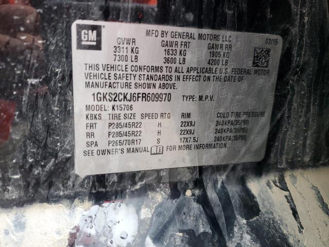 2015 GMC YUKON DENA - 1GKS2CKJ6FR609970