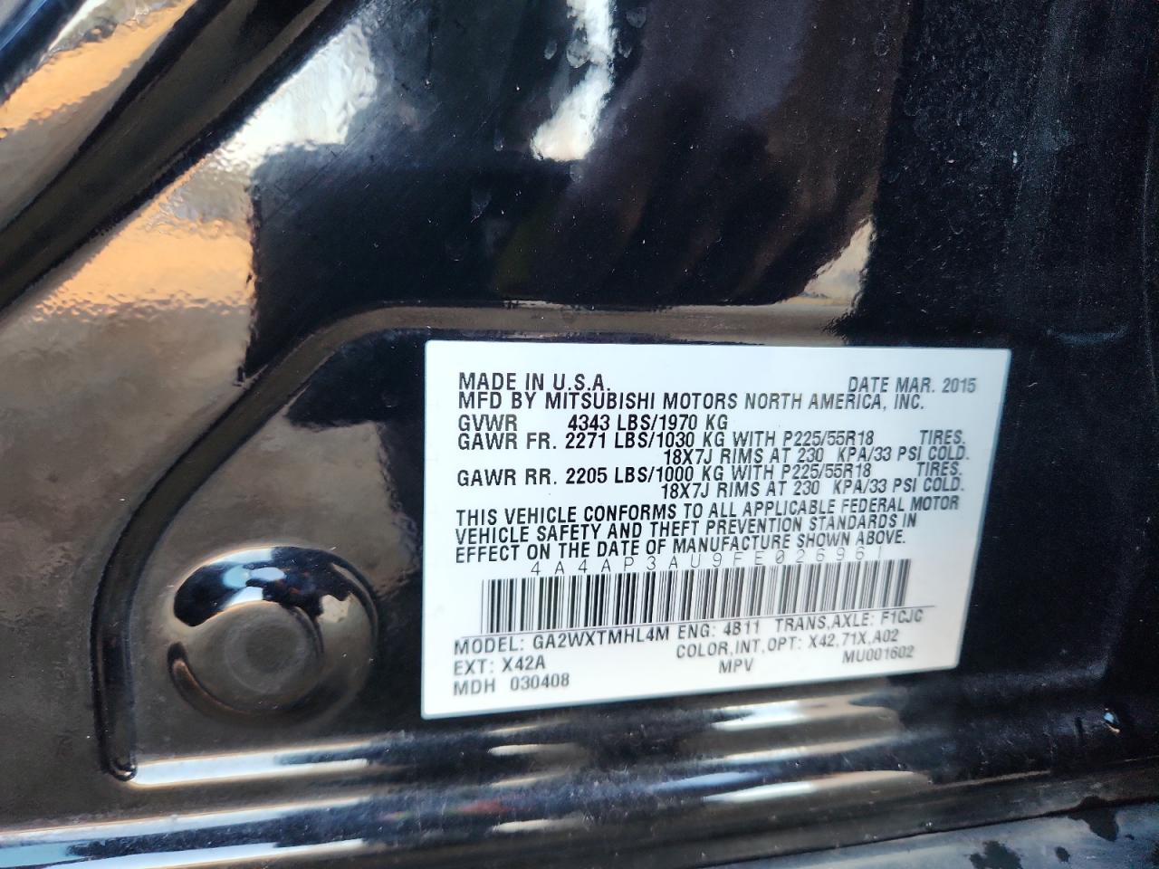 MITSUBISHI OUTLANDER ES