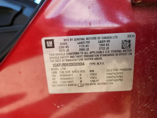 2013 GMC TERRAIN SL #3274854099