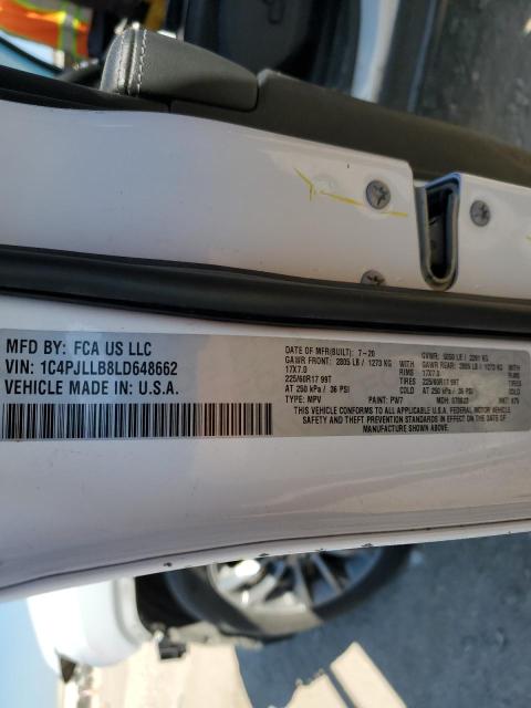 2020 JEEP CHEROKEE L - 1C4PJLLB8LD648662