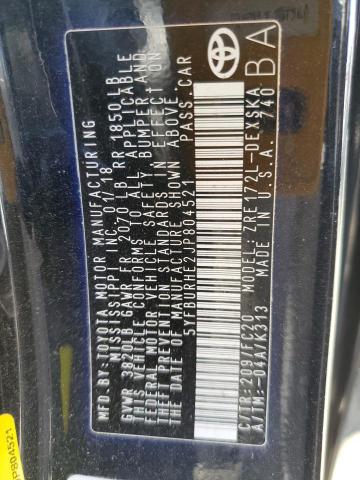 2018 TOYOTA COROLLA L - 5YFBURHE2JP804521