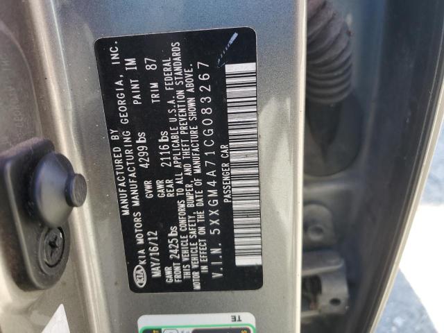 2012 KIA OPTIMA LX - 5XXGM4A71CG083267