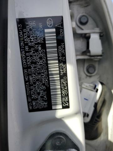 2013 TOYOTA PRIUS C - JTDKDTB31D1542312