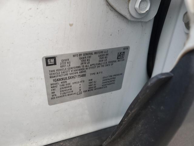 2017 GMC ACADIA SLT - 1GKKNULSXHZ175480