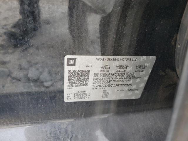 2018 CHEVROLET TAHOE POLI #3284650367