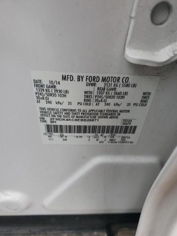 2014 FORD EDGE LIMIT - 2FMDK4KC8EBB28871