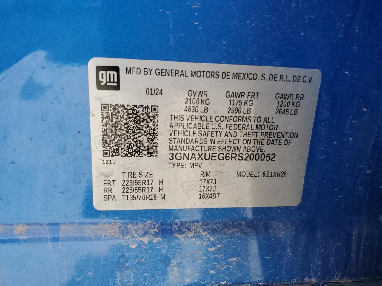 CHEVROLET EQUINOX LT