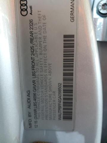 2016 AUDI A3 E-TRON - WAUTPBFF4GA098502