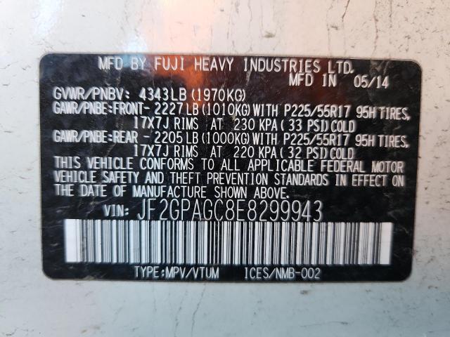 2014 SUBARU XV CROSSTR #3281979104