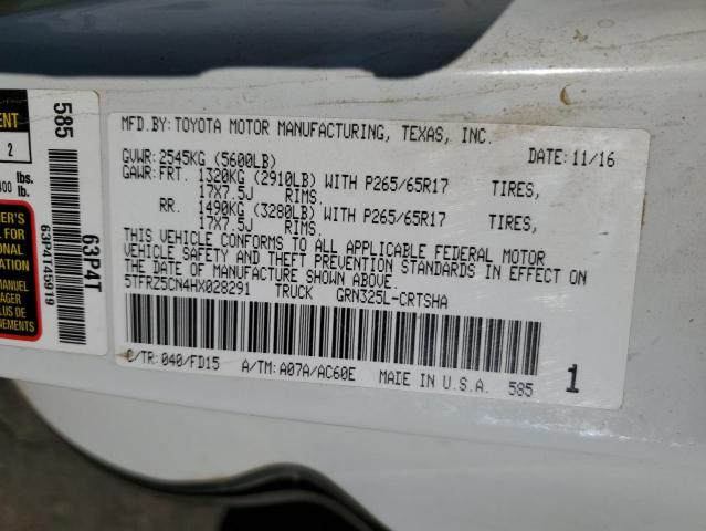 2017 TOYOTA TACOMA ACC 5TFRZ5CN4HX028291