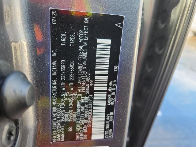 2020 TOYOTA HIGHLANDER - 5TDEBRCH3LS009184